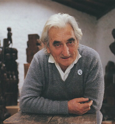 Jes&uacute;s ECHEVARRIA dans son atelier