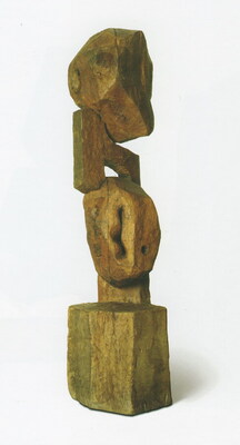 "Au commencement, Dieu créa Le Ciel et la Terre" (1962)   L32cm P39cm H156cm