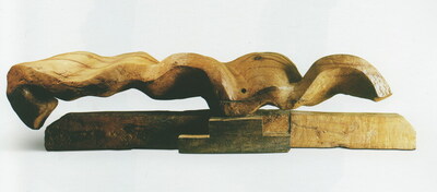 "L'esprit de Dieu se mouvait au-dessus des Eaux"    L162cm P37.5cm H32cm  Propriété du Musée Artium de VITORIA