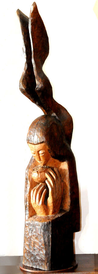 Ange du Foyer -1980- L35cm P35cm H130cm