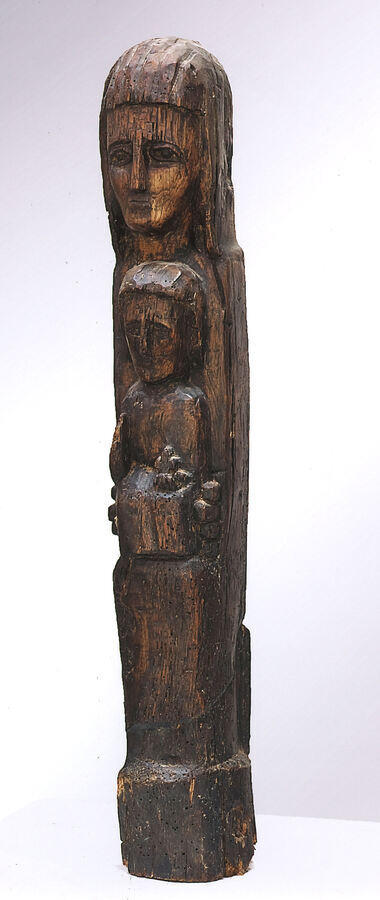 La Vierge Noire -1963- L13cm P11cm H75cm
