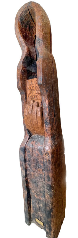 La R&egrave;gle de Saint Beno&icirc;t (Monast&egrave;re de Belloc)   L 33cm P 32cm H 183cm