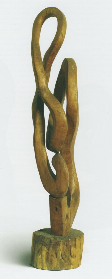 "Adam & &Egrave;ve"  -1965-   L23cm P35cm H135cm