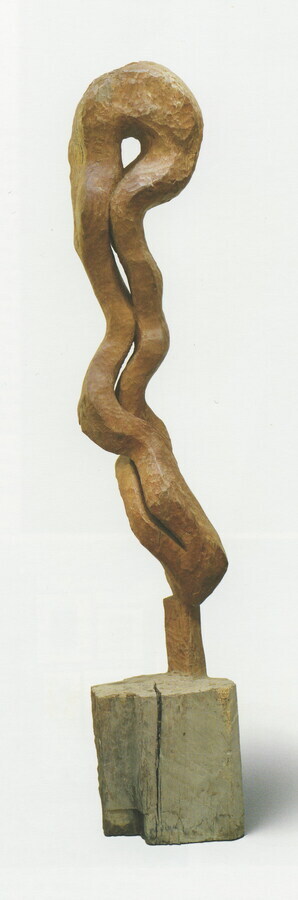 "Zortziko II"  -1998-    L35cm P35cm H190cm